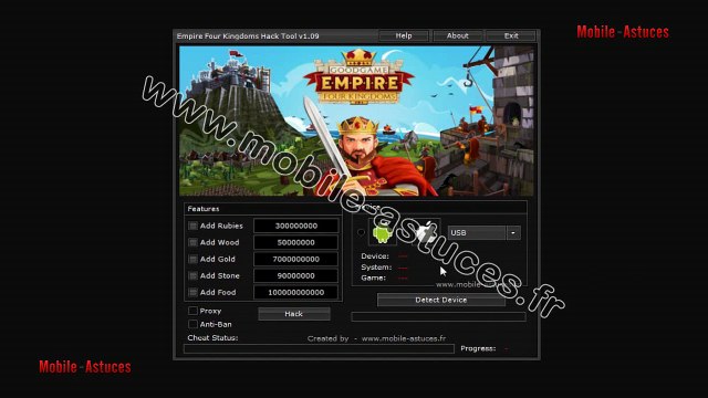 Empire Four Kingdoms – triche et astuces , pirater telecharger , hack cheats , generateur