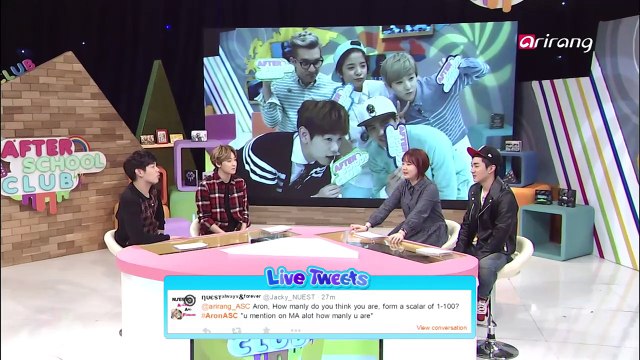 After School Club Ep120C4 How manly does Aron think himself