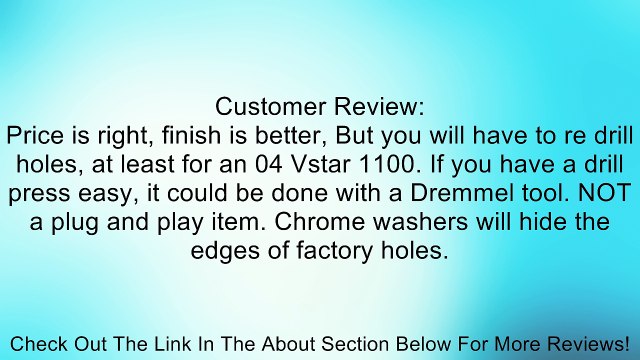 Yamaha V-Star 650 / 1100 (Classic & Custom) Chrome Drive Shaft Cover Guard (1998-2012)
