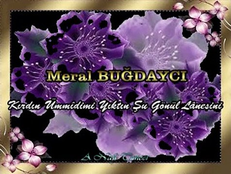 Meral BUĞDAYCI *Kırdın Ümmîdimi Yıktın Şu Gönül Lânesini*