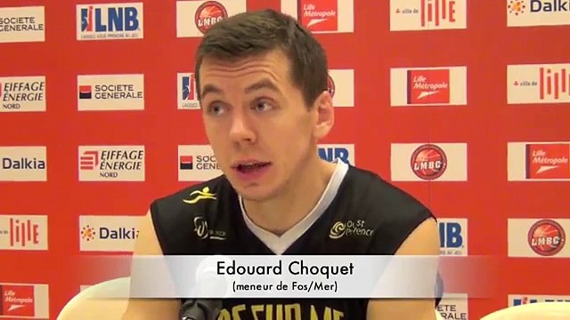 LMB/Fos Sur Mer : les réactions d'après-match 22/11/13