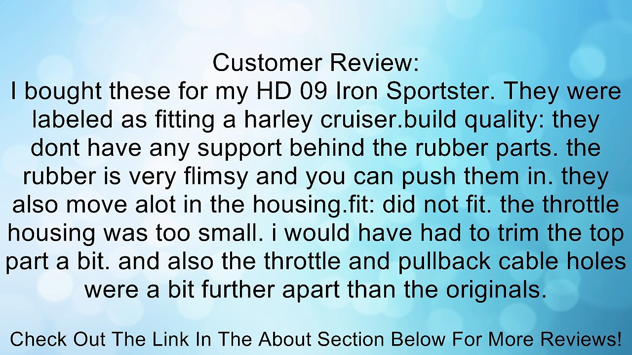 Black Comfort Rubber Motorcycle Handlebar Hand Grips (1") Hand Handlebar Grips Grip Custom High Quality Black Billet Grips Fits Cruisers, Choppers, Harley Davidson, Suzuki, Kawasaki, Yamaha, Honda, Metric Motor Bikes, Hogs with 1" inch Throttle Grips Bar