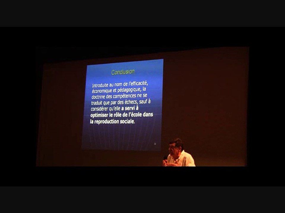Vidéo 3/3 Culture et compétences de l'école à l'Université - Alain Planche