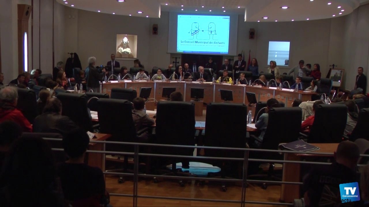 Installation du Conseil Municipal des Enfants de Carcassonne