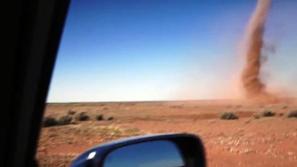 Crazy Guy Runs Into Outback Tornado To Take Selfie