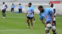 Vannes. Rugby : l'entraînement du capitaine  avec les Fidjiens