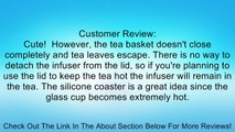 Charles Viancin - Lilly Pad Tea Infusion Set with Lid, Infuser, Coaster & Mug Review