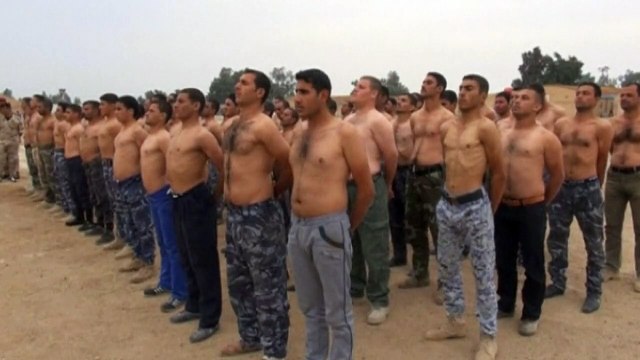 Thousands of Iraqi Sunnis train to fight IS militants