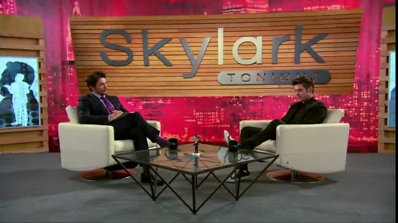 Skylark Tonight with James Franco and Zac Efron (Chat About Masturbation)