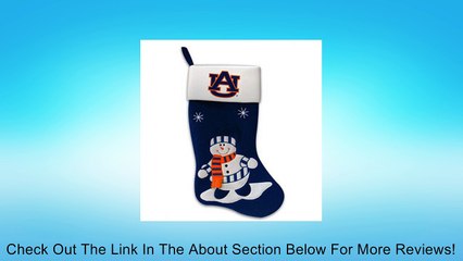 Auburn Tigers Snowman Fabric Stocking Review