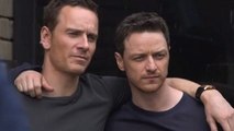 Details Celebrities - Michael Fassbender & James McAvoy: Behind the Scenes at the Cover Shoot