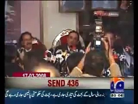 Zardari and Nawaz Shareef Deal Promise