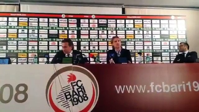 Il Bari presenta il nuovo allenatore D.Nicola