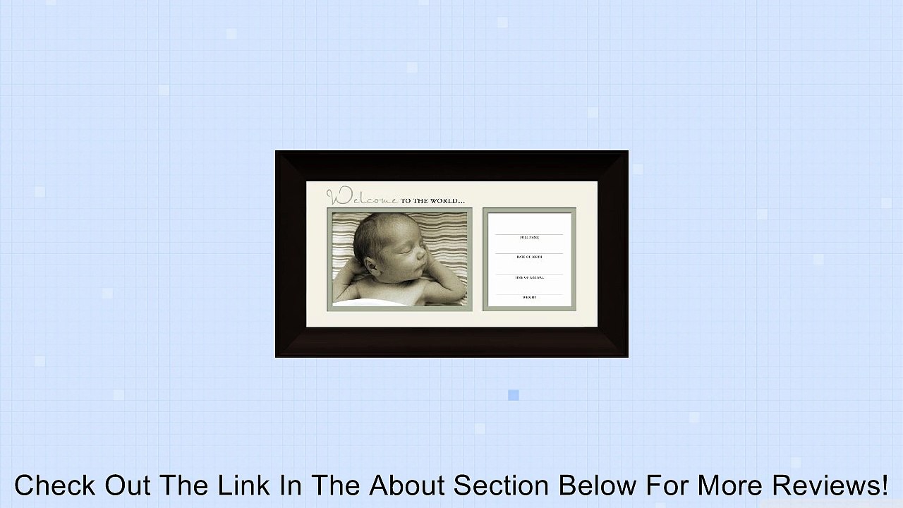 Havoc Gifts 4753-2 Hallway Photo Frame, Welcome to The World