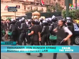 Egypt: thousands on hunger strike against anti-prtest law