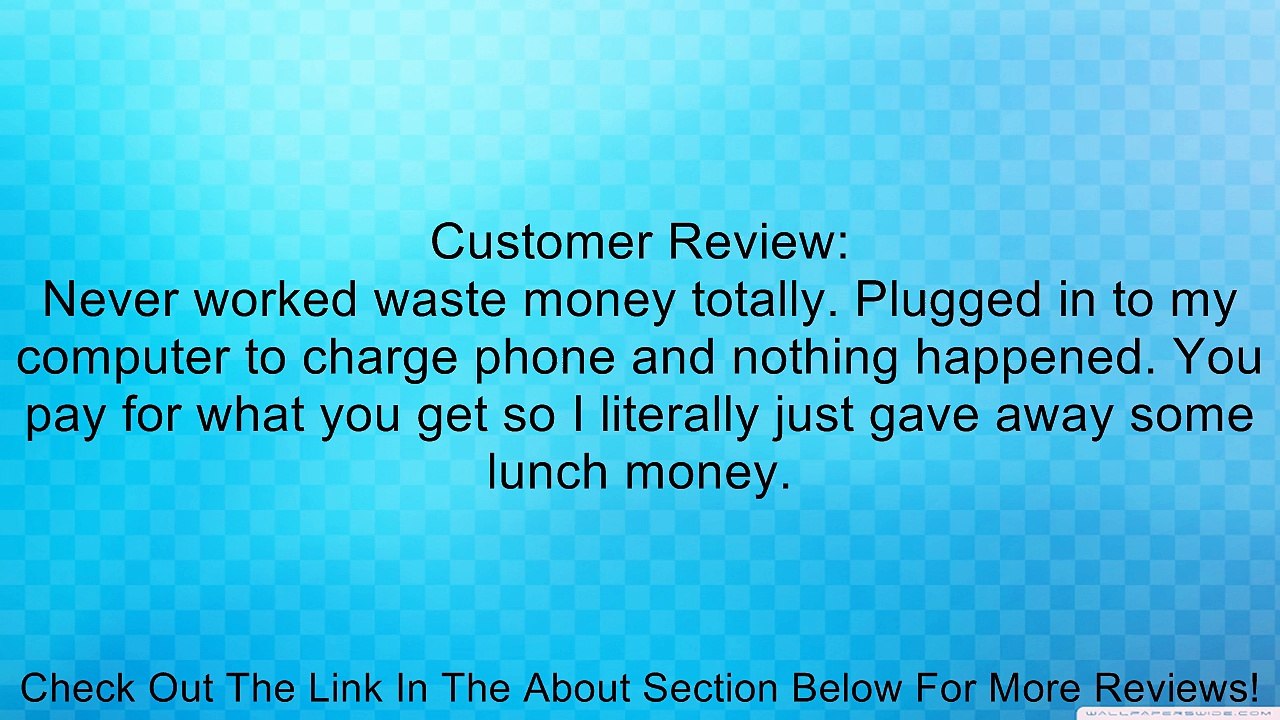 3m 10ft Usb Data Charger Cable for Samsung�Galaxy Note 2 N7100 S2 I9100 S3 I9300 (white) Review