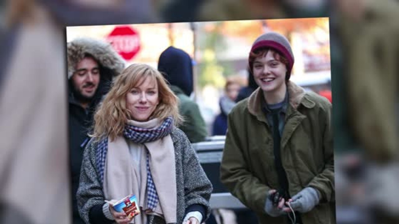Elle Fanning am Set von Three Generations