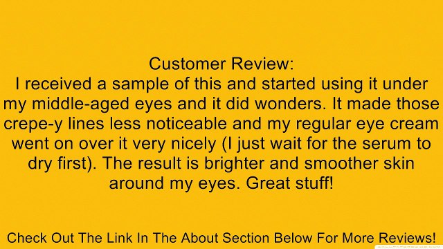 Racinne Ultimate Youth Power Eye Serum 0.3 fl oz. Review