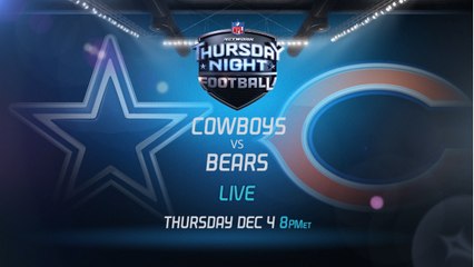 TNF Cowboys vs Bears Dec 4 PROMO