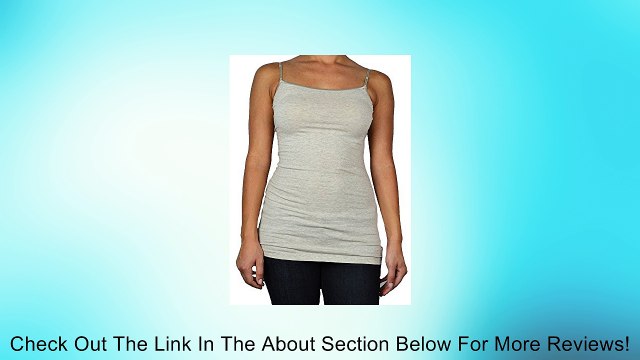143Fashion Tank Top w/ Adjustable Long Spaghetti Straps Review