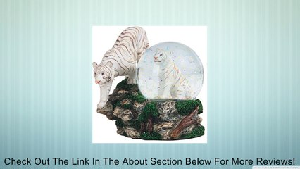 Two White Tigers Snow Globe Water Globe Statue Figurine Review