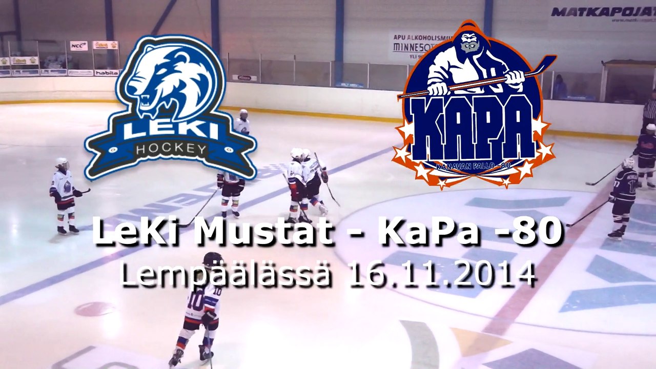 LeKi Mustat -  Kanavan Pallo -80 (Lempäälä 16.11.2014)