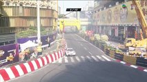 Macau2014 Leader Leong Retires 2nd Placed Kinoshita Crashes