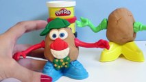 Play Doh Mr Potato Head Playset How to make Playdough Faces Hasbro Toys