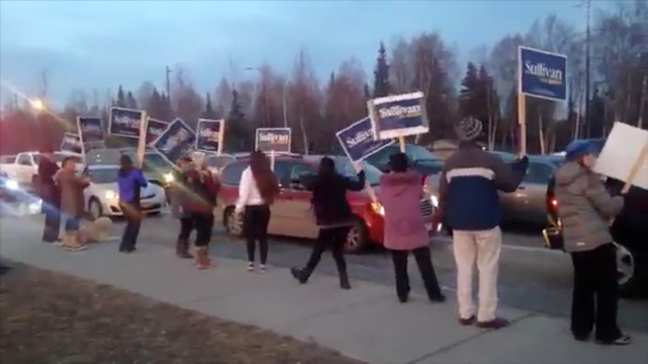 Dancing for Dan Sullivan in Alaska