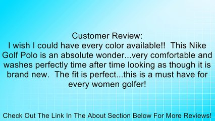 Nike Golf Women's Victory Polo Review