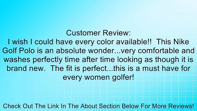 Nike Golf Women's Victory Polo Review