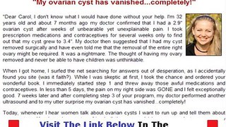 Ovarian Cyst Miracle  THE SHOCKING TRUTH Bonus + Discount