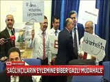 Eylem yapan Doktordan polise Biz de Aynısını mı yapalım Tepkisi
