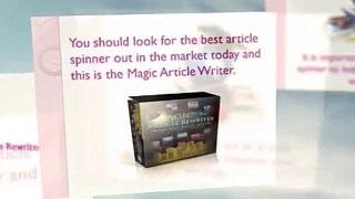 Magic Article Rewriter Review