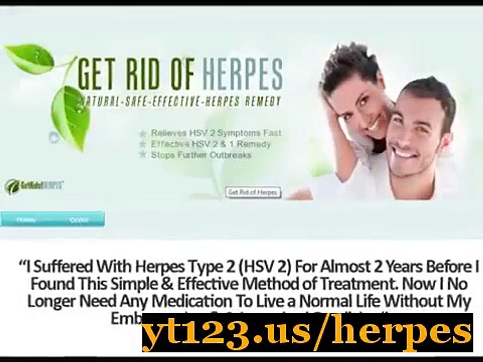 How To Get Rid Of Herpes Outbreaks - Recovery From Herpes Encephalitis
