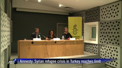 Amnesty: Turkey response to Syria refugee crisis showing strains