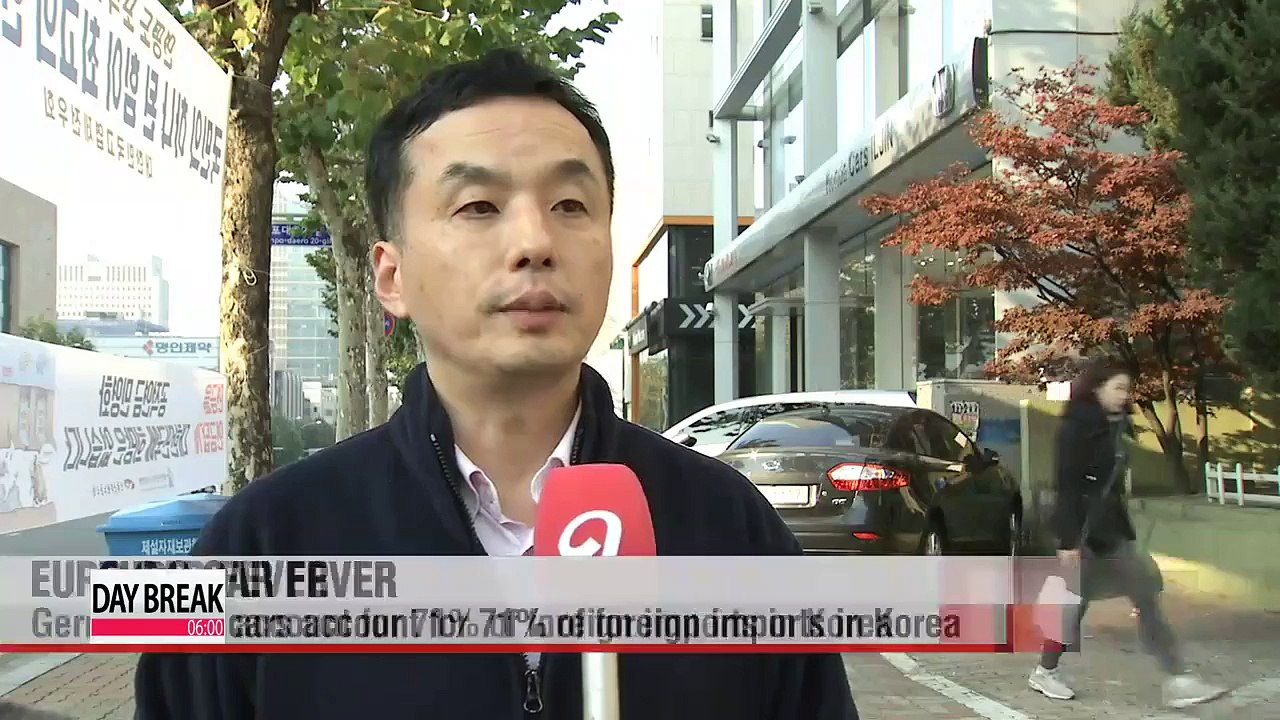 European auto imports eating into sales of Korean auto giants