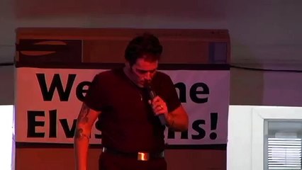 Franz Goovaerts sings IT'S OVER at Elvis Week 2007 video