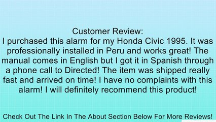 Viper 350 PLUS 3105V 1-Way Car Alarm Keyless Entry Review