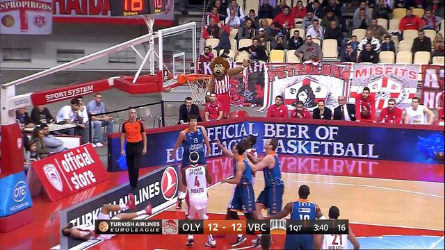 Olympiacos 77-76 Valencia Basket