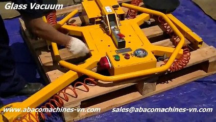 Glass Vacuum Lifter AVL500  Abaco equipment tool for glass mirror