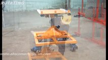 ROTATING SAND BLASTING TABLE Abaco equipment tool for stone granite marble, construction, material handling