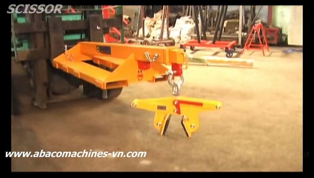 SCISSOR CLAMP Abaco equipment tool for stone granite marble, construction, material handling