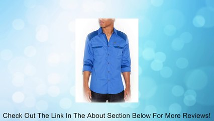 G by GUESS Men's Alim Long-Sleeve Shirt, DEEP LAVENDER (XS) Review