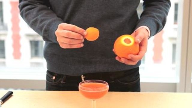 Bon Appétit Cocktails - How to Flame an Orange Peel for Cocktails