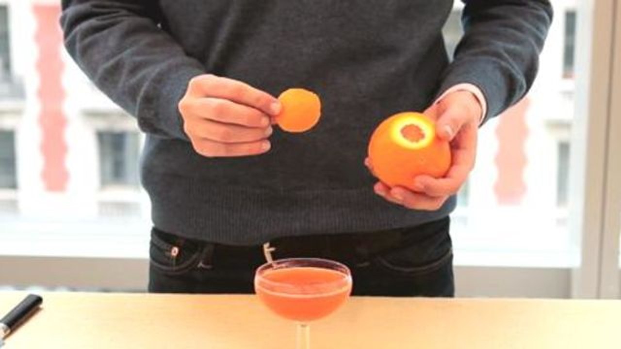 Bon Appétit Cocktails - How to Flame an Orange Peel for Cocktails
