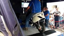 Polini Evo SBO Zip op testbank bij open dag Scooter Center Helmond