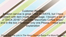 ZACK 20167 Ceto Latte Macchiato Coffee Glass, Set of 2 Review