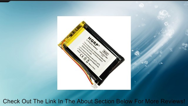 HQRP Battery for GARMIN Nuvi 285 285W 285WT ED26ED2985878 3590LMT 361-00019-40 GPS Navigator + HQRP Coaster Review