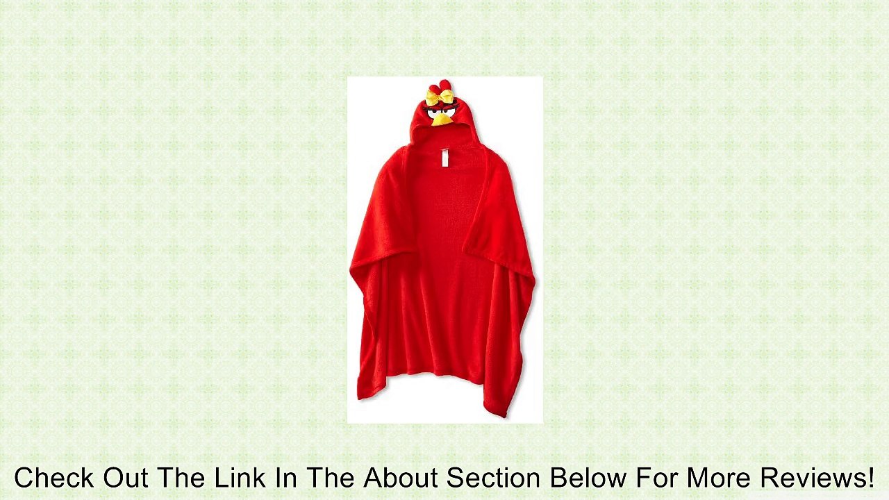Angry Birds Big Girls'  Hooded Wrap